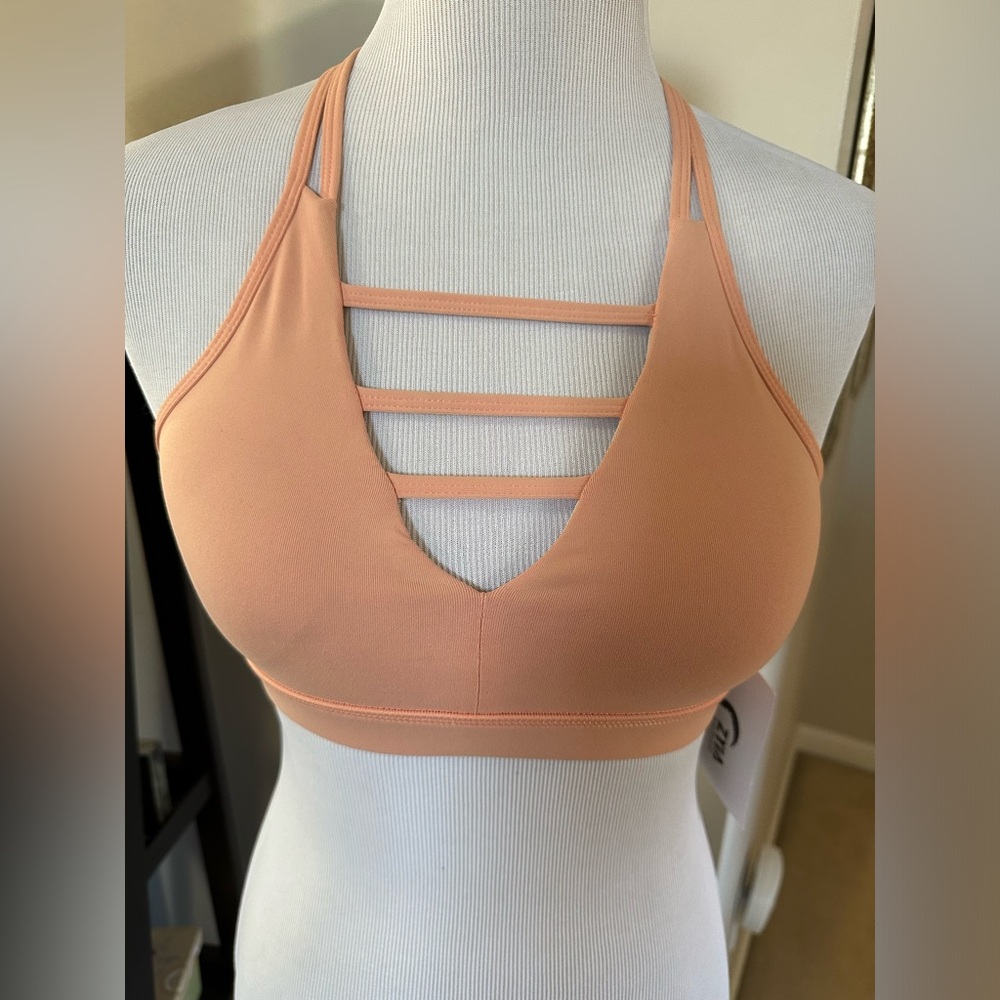 Zyia Peach Grid Bra - S